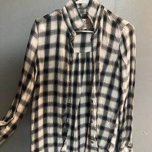 Black & white flannel